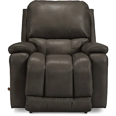 Casual Rocking Recliner with Bucket Seat